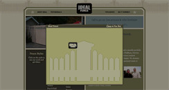 Desktop Screenshot of idealfence.com